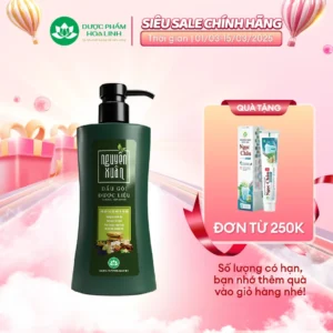 Dầu Gội Dược Liệu Nguyên Xuân Xanh Dưỡng Tóc 350m