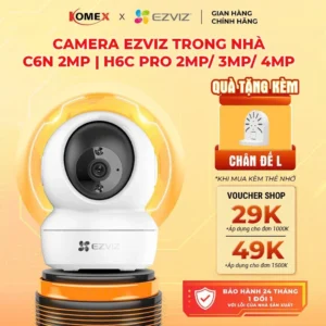 Camera Wifi trong nhà EZVIZ C6N PRO 3MP/ H6C PRO 3MP-5MP/ C1C/ H1C - Độ phân giải 2K/3K/1080P đàm thoại 2 chiều