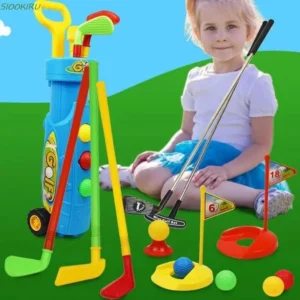 Bộ trò chơi Golf trẻ em SIOOKIRU, Trò chơi Golf Bộ đồ chơi gôn thông thường, Đồ chơi Golf Bộ đồ chơi di động Bộ đồ chơi trẻ em Mini Bộ câu