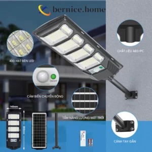Solar Light Đèn dường LED năng lượng mặt trời ngoài trời sân vườn chống nước 500W 1000W 1500W 2000W