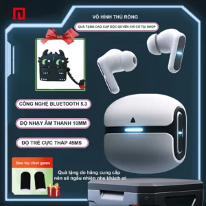 Tai Nghe Bluetooth Gaming InPods Theta G12, G13 Cao Cấp Bluetooth 5.3, Âm thanh đỉnh cao, Pin 6-7h
